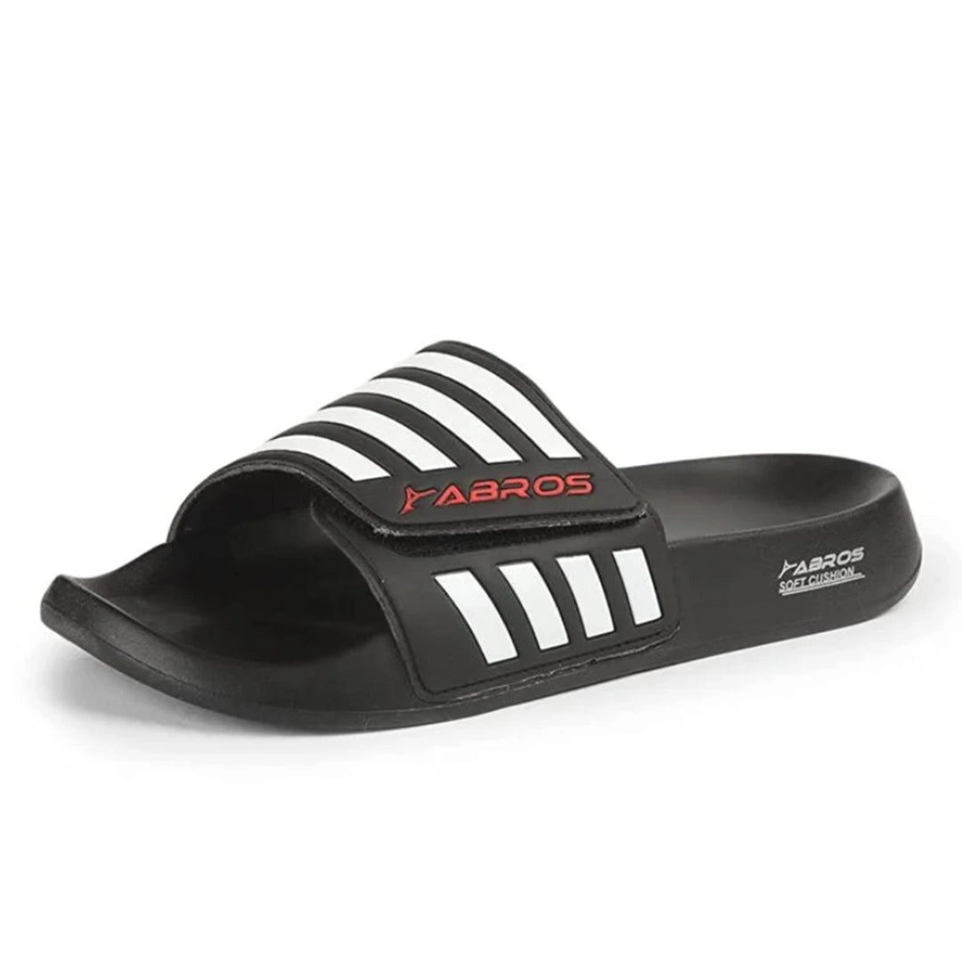 ABROS Men's Wookee Slider Dark Gray/White - AWFG7039