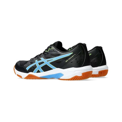 Asics Gel Rocket 11 Badminton Shoes (Black/ Waterscape) - InstaSport