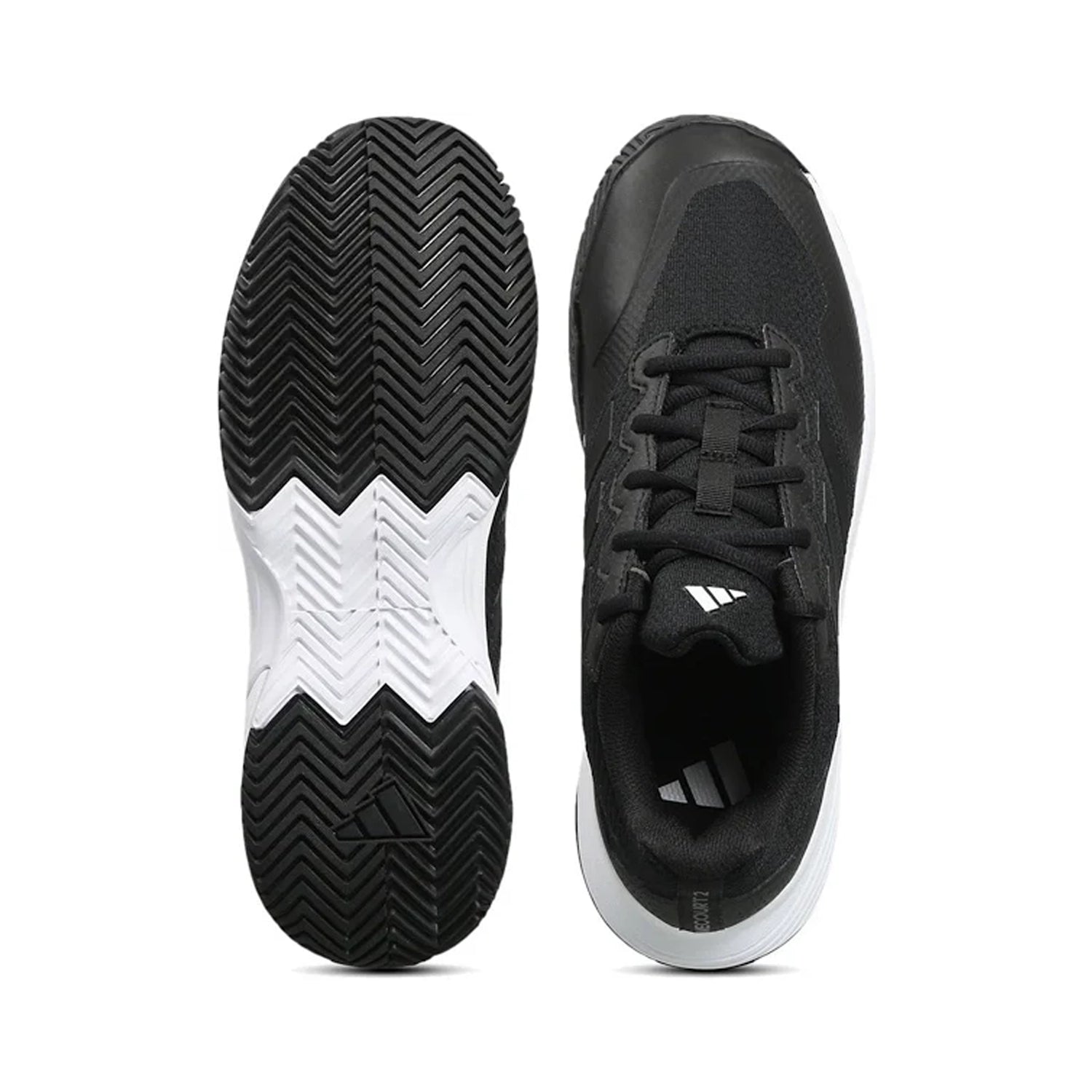 Adidas Game Court 2 Men's Tennis Shoes - Core Black/Grey Four