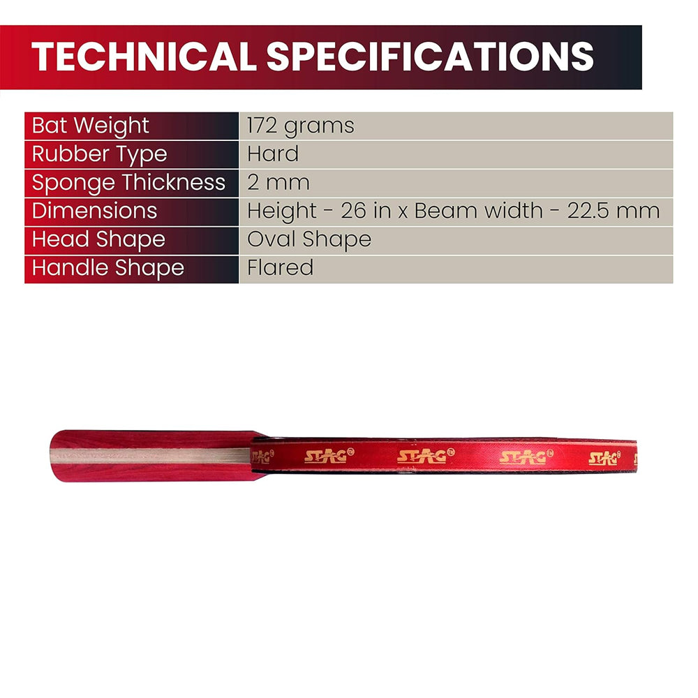 Stag Championship Table Tennis Racquets