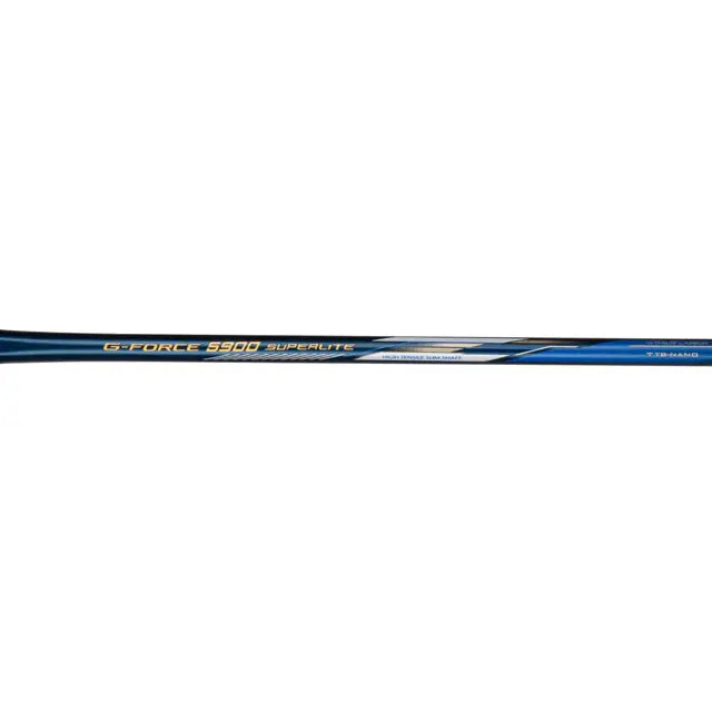 Li-Ning GForce 5900 Superlite Badminton Racket - Navy/Gold/White