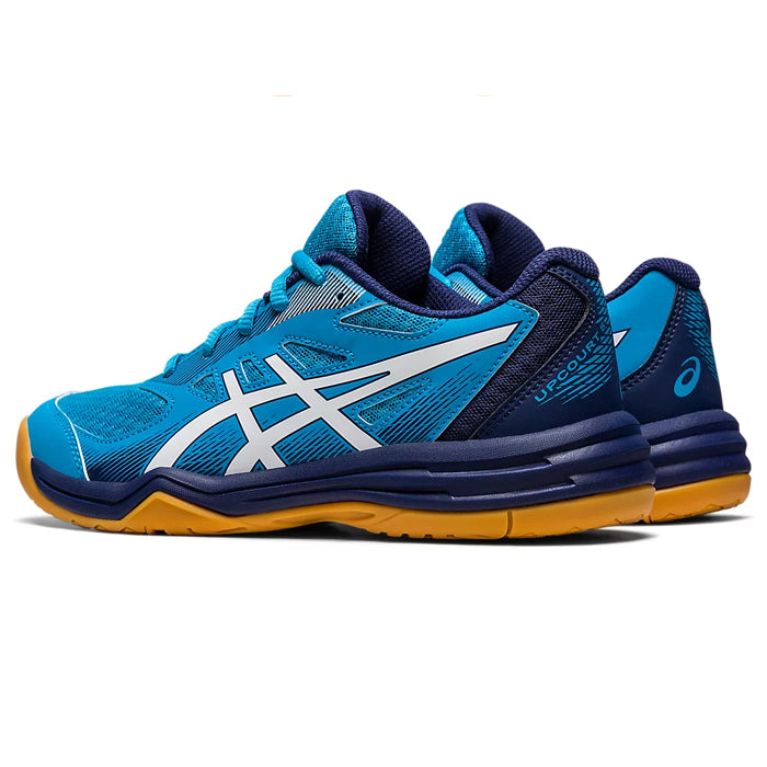 Asics Upcourt 5 (Island Blue/ White) Badminton Shoes