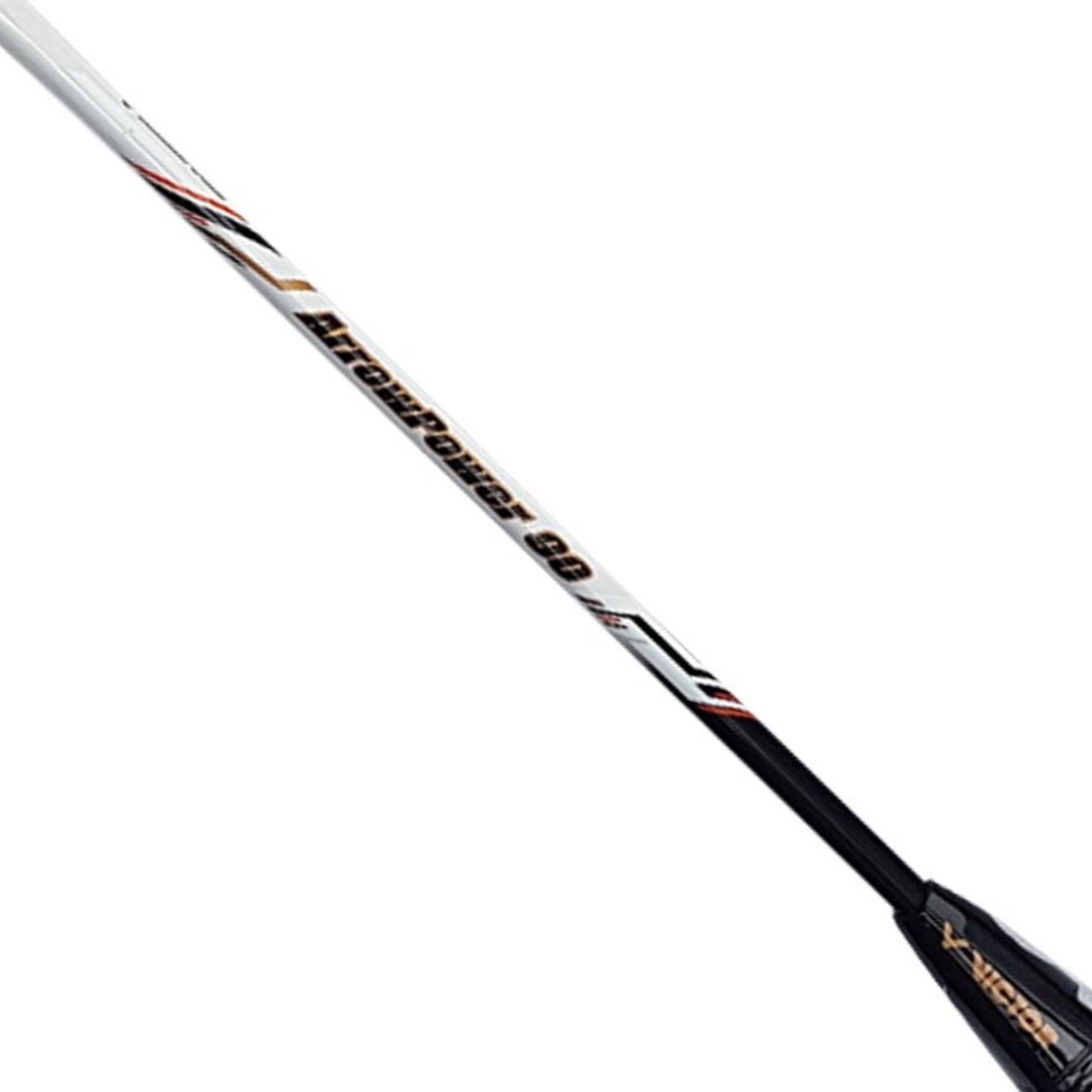 Victor Arrow Power 90 Strung Badminton Racket (Black)