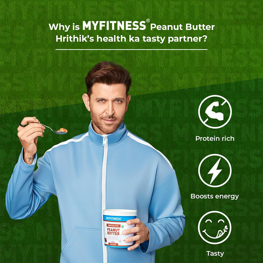 MYFITNESS Natural Crunchy Peanut Butter - InstaSport