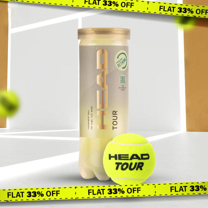 Head Tour Tennis Balls Can (3 Balls) - DOD - InstaSport