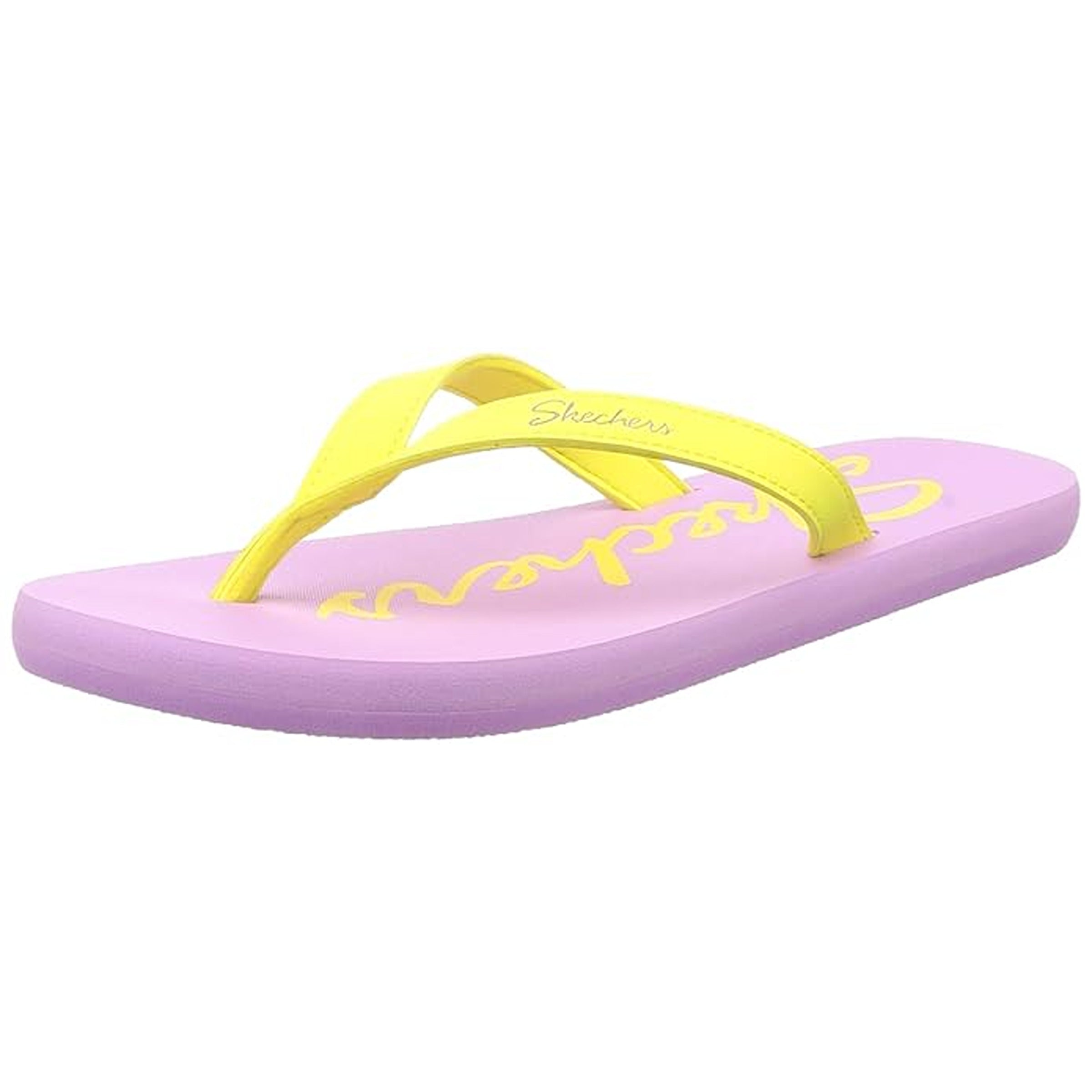 Skechers Women Thong Sandal Purple/Yell Slippers (NOMAST-88888349-PRYL) - InstaSport