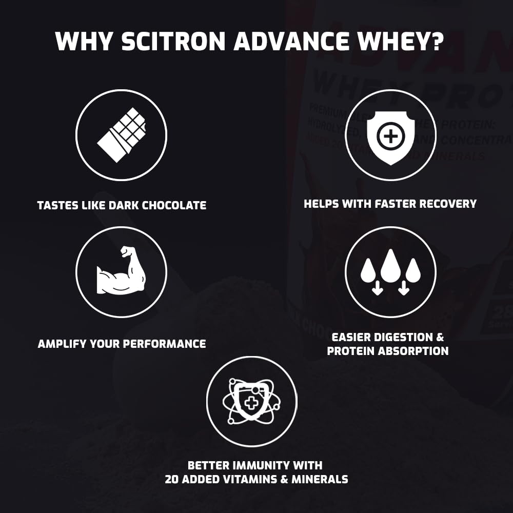 Scitron Advance Whey Protein - (Kulfi) - InstaSport