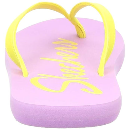 Skechers Women Thong Sandal Purple/Yell Slippers (NOMAST-88888349-PRYL) - InstaSport