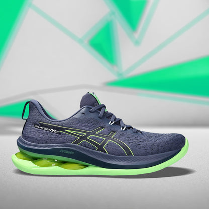 ASICS GEL-KINSEI MAX MEN'S (THUNDER BLUE/ ELECTRICS LIME) RUNNING SHOES - InstaSport