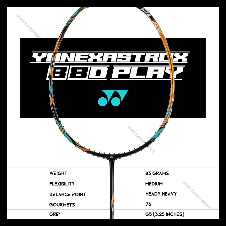 YONEX Astrox 88D Play (Camel Gold) Badminton Racket