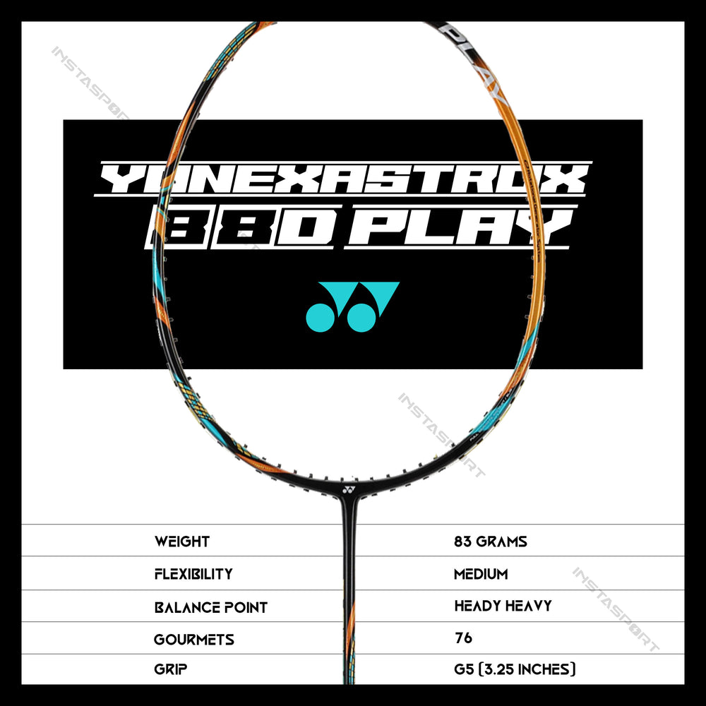 YONEX Astrox 88D Play (Camel Gold) Badminton Racket - InstaSport