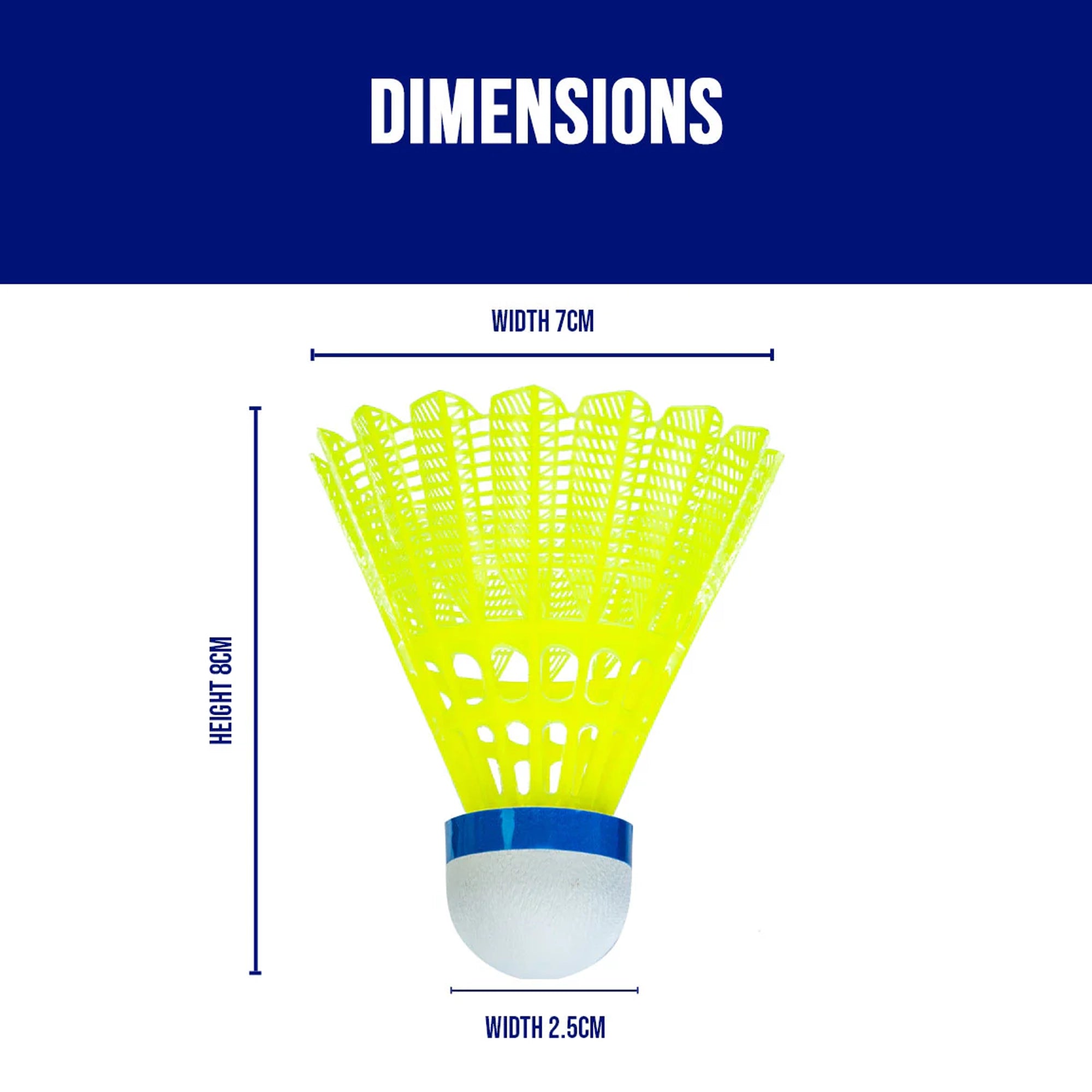 Fz Forza NS 10 Nylon Badminton Shuttlecock, Medium Speed