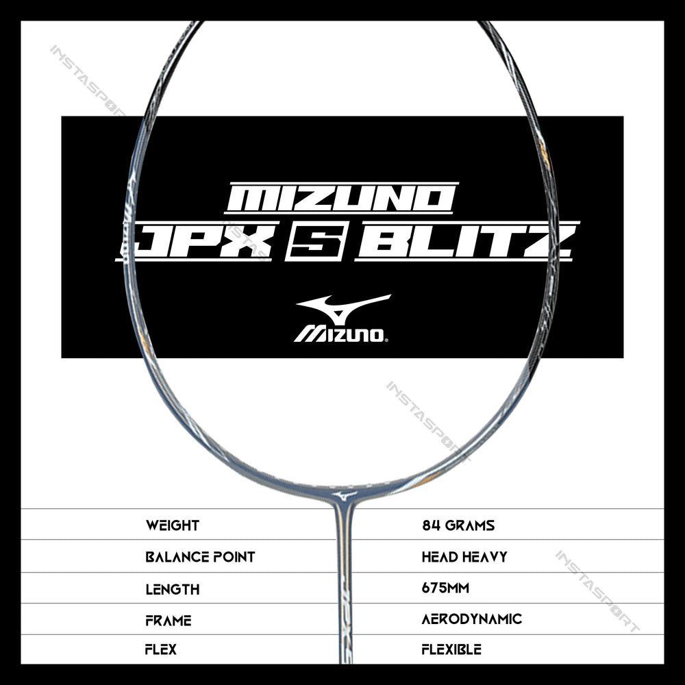 Mizuno JPX 5 Blitz Badminton Racket - InstaSport