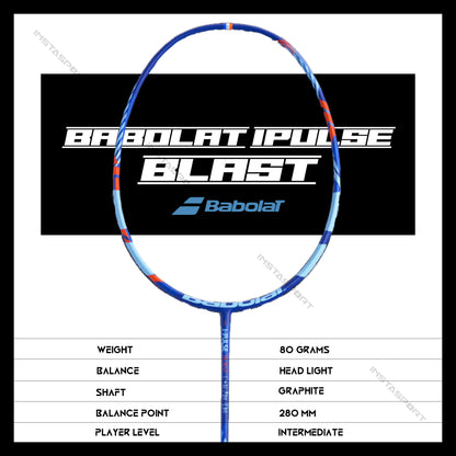 Babolat I-Pulse Blast Badminton Racket (Strung) - InstaSport