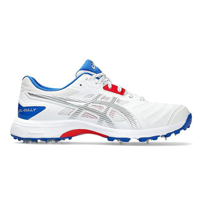 Asics Gel Gully 7 Cricket Shoes (White / Pure Silver) - InstaSport