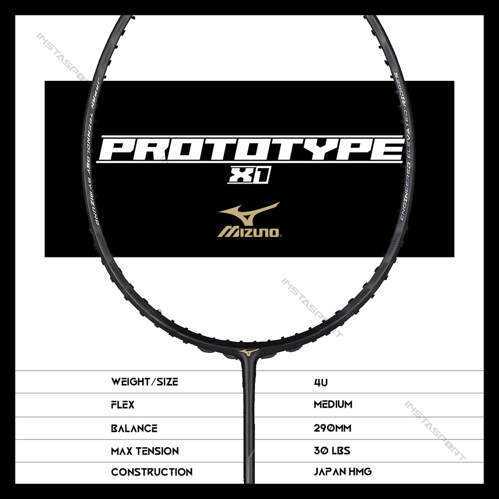 Mizuno Prototype X-1 Badminton Racket - InstaSport