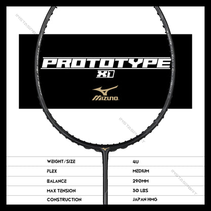 Mizuno Prototype X-1 Badminton Racket - InstaSport