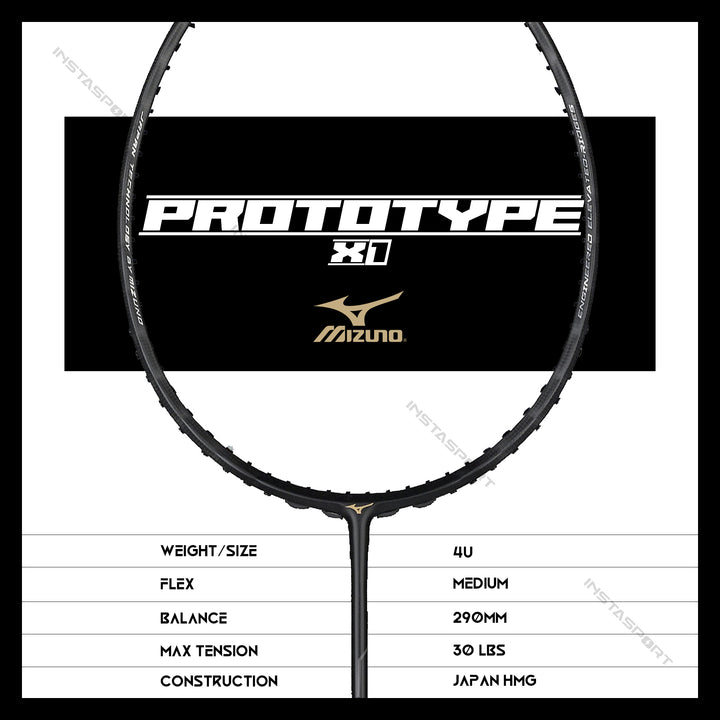 Mizuno Prototype X-1 Badminton Racket - InstaSport