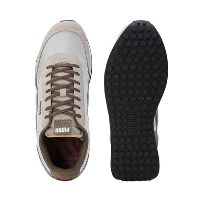 Puma Future Rider Double Unisex Sneaker (Warm White-Astro Red) 38063914