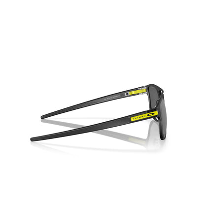 Oakley Latch Alpha Metal Black/Yellow Frame Prizm Black Grey Sunglass - InstaSport