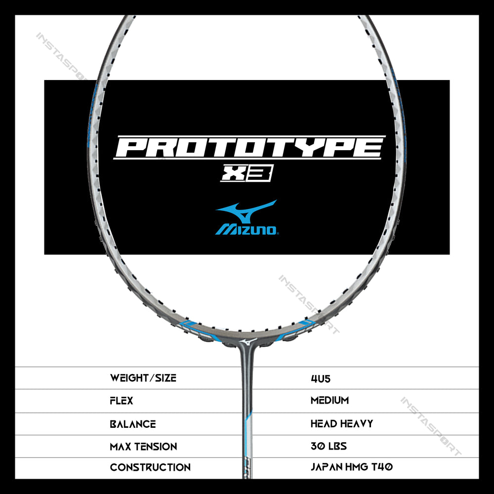 Mizuno Prototype X-3 Badminton Racket - InstaSport