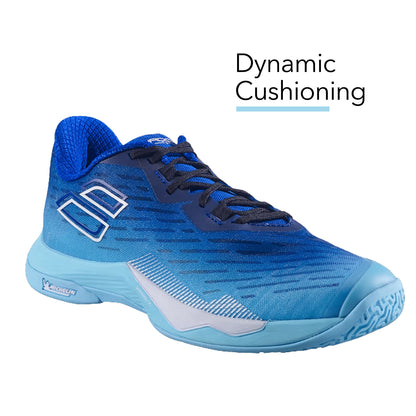 Babolat Shadow Tour 5 Badminton Shoes for Men (Ceramic Blue)