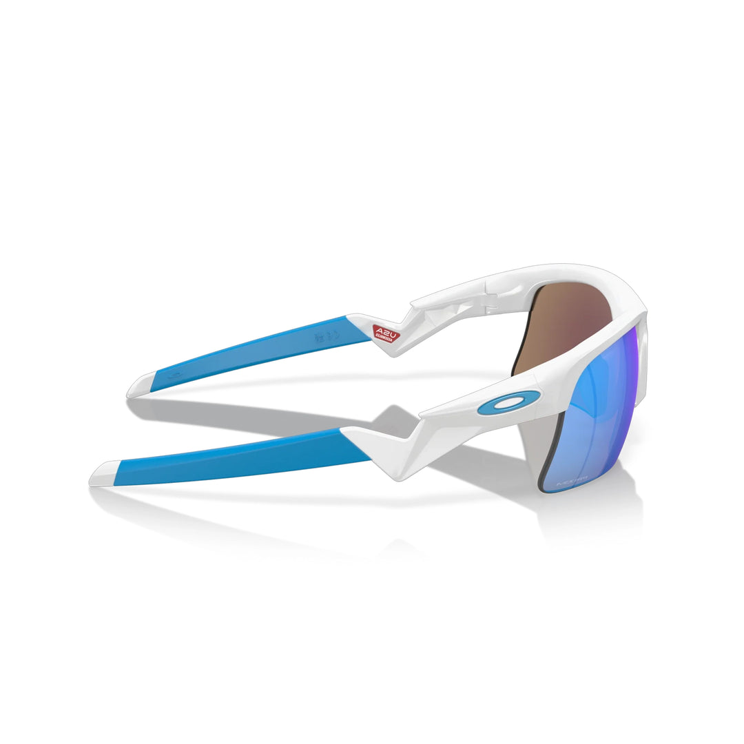 Oakley Capacitor Polished White Prizm Sapphire Sunglass