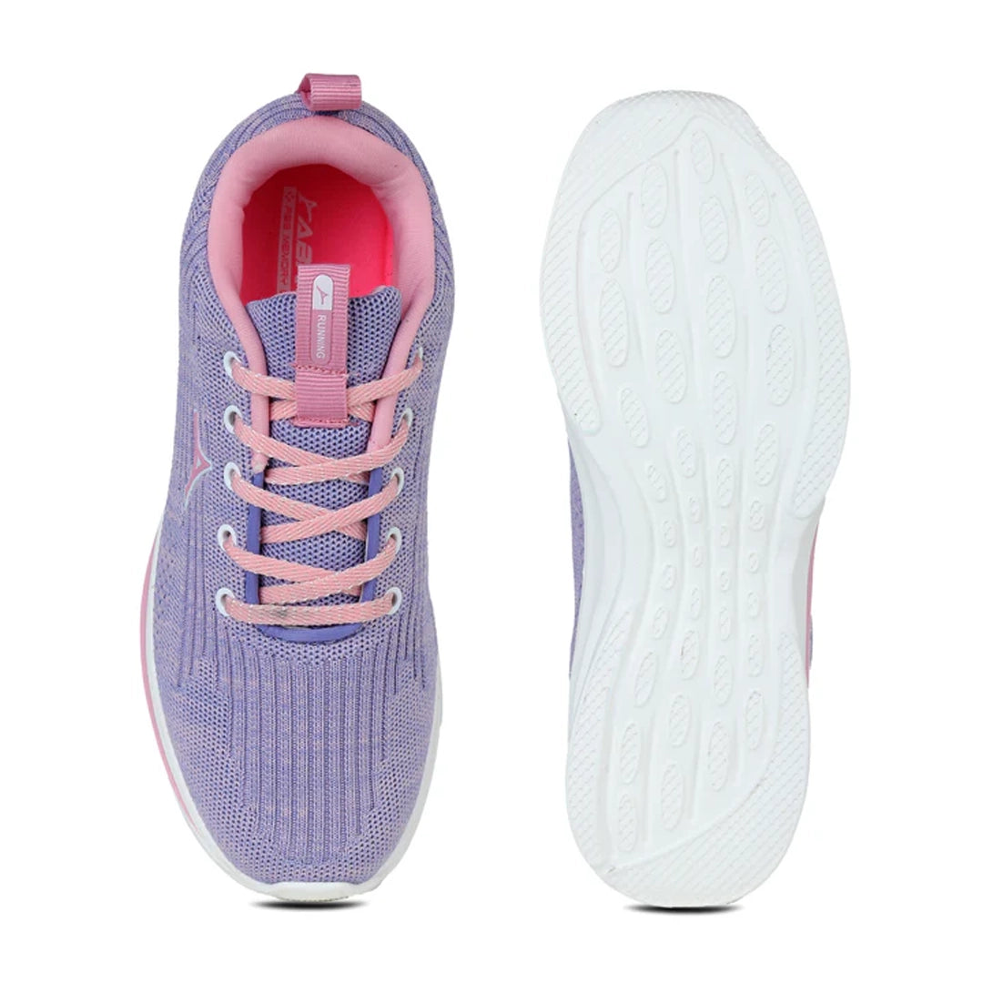 ABROS Women's Freesia Sports Shoes/Running Shoes - Baby Pink/Lavend