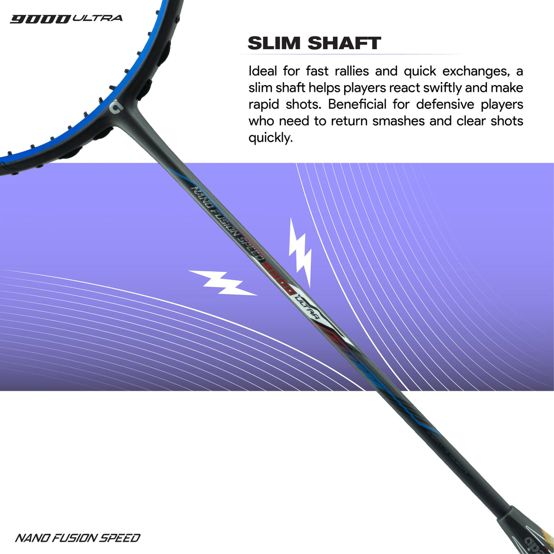 Apacs Nano Fusion Speed 9000 Ultra Badminton Racket - 5U