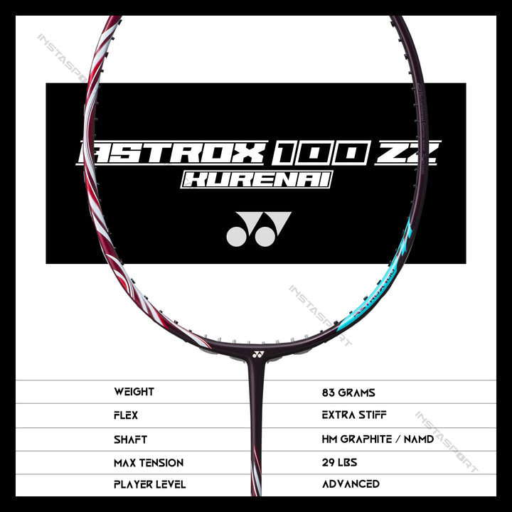 YONEX Astrox 100 ZZ (Kurenai) Badminton Racket