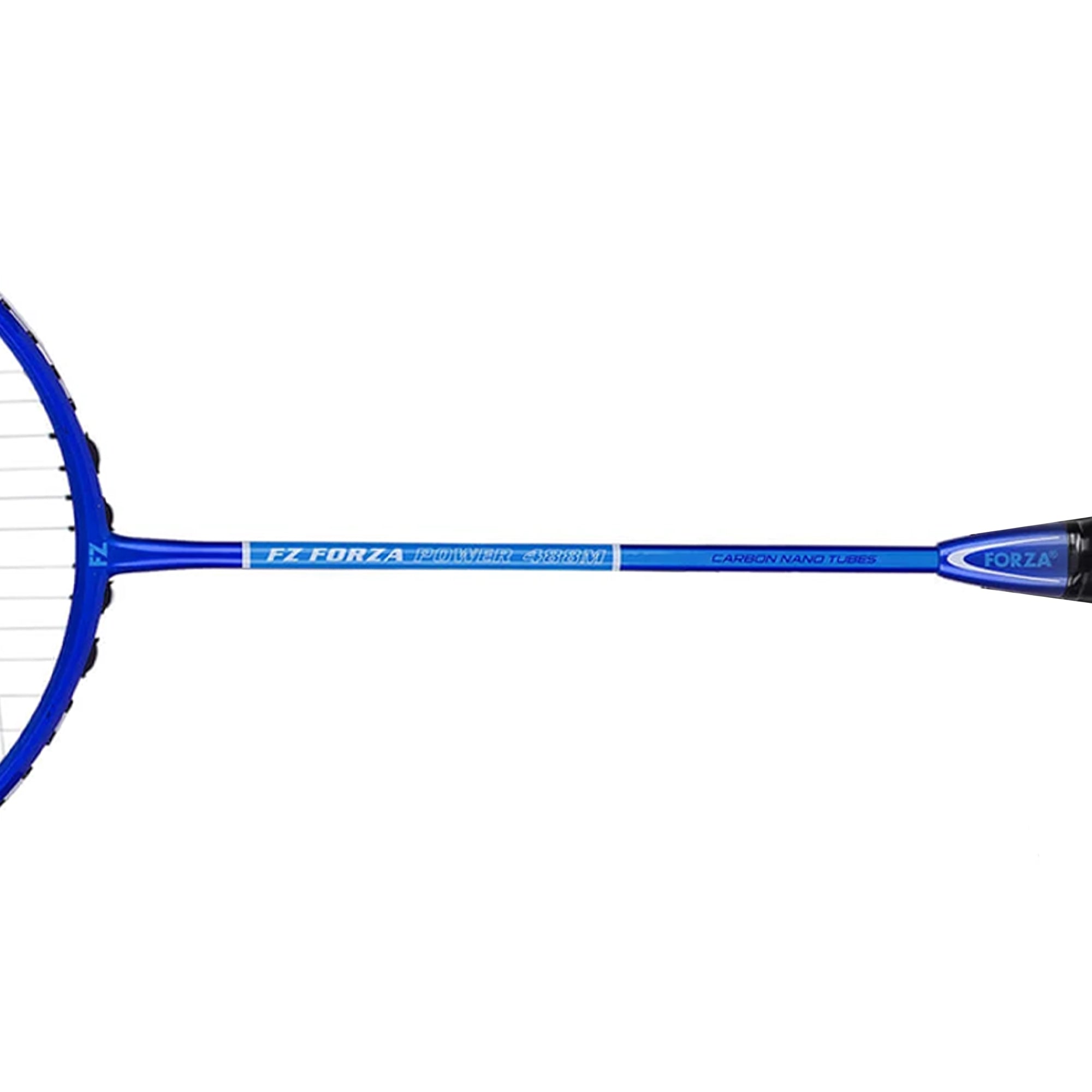 Fz Forza Power 488M Strung Attacking Badminton Racket - Sky Blue