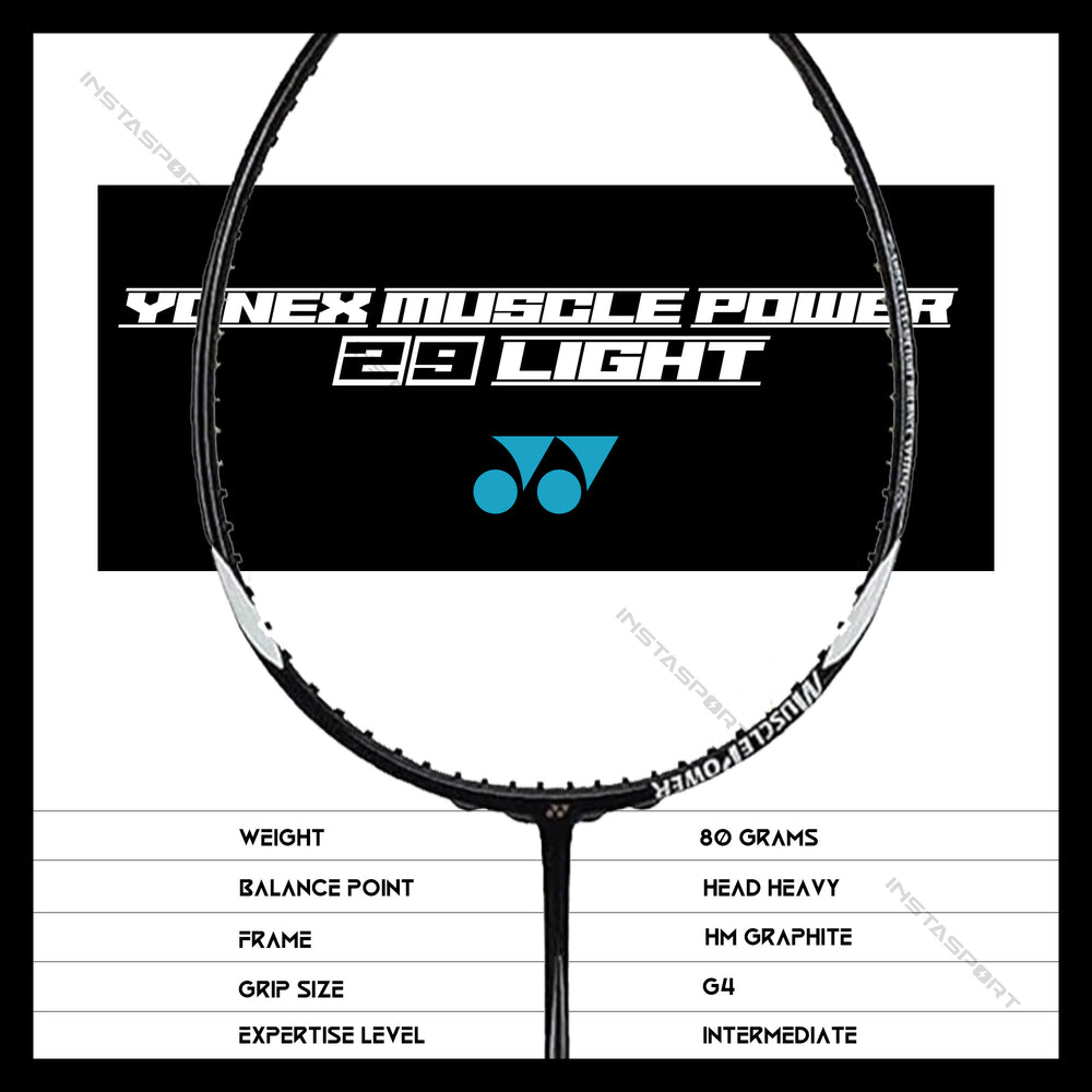 YONEX Muscle Power 29 Light Badminton Racket - InstaSport