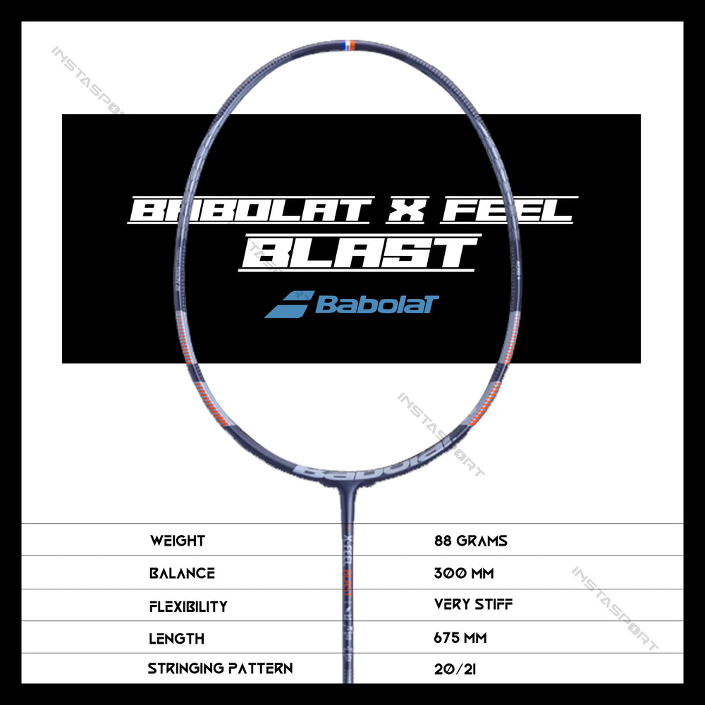 Babolat X-Feel Blast Badminton Racket (Strung) - InstaSport