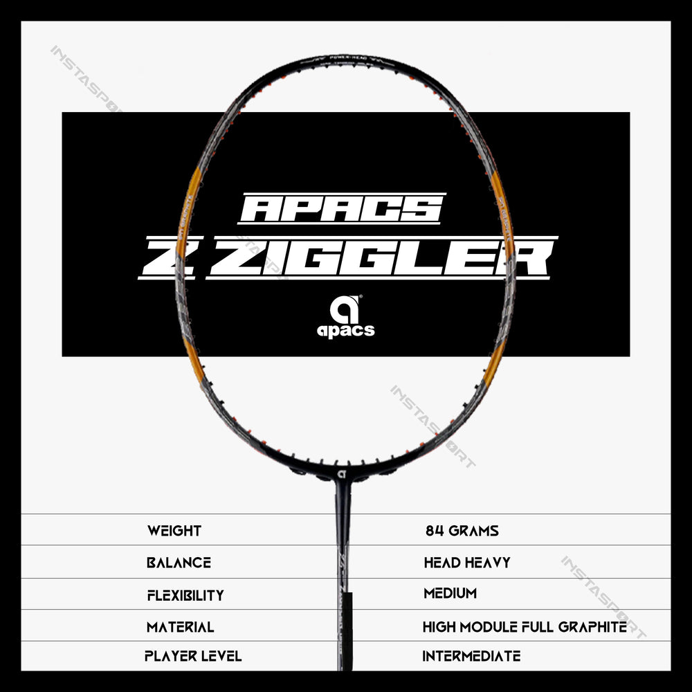 Apacs Z Ziggler Limited Edition Badminton Racket - InstaSport
