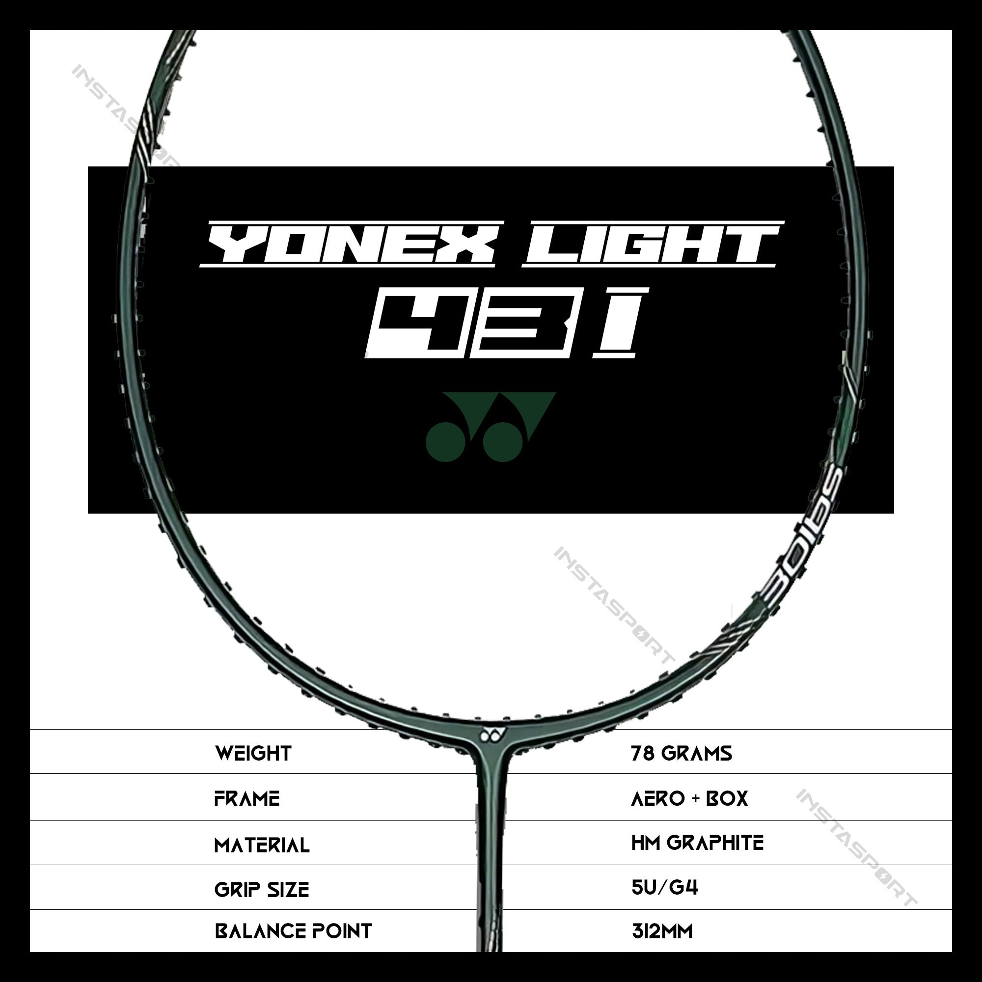 YONEX Astrox Lite 43i Badminton Racket - InstaSport