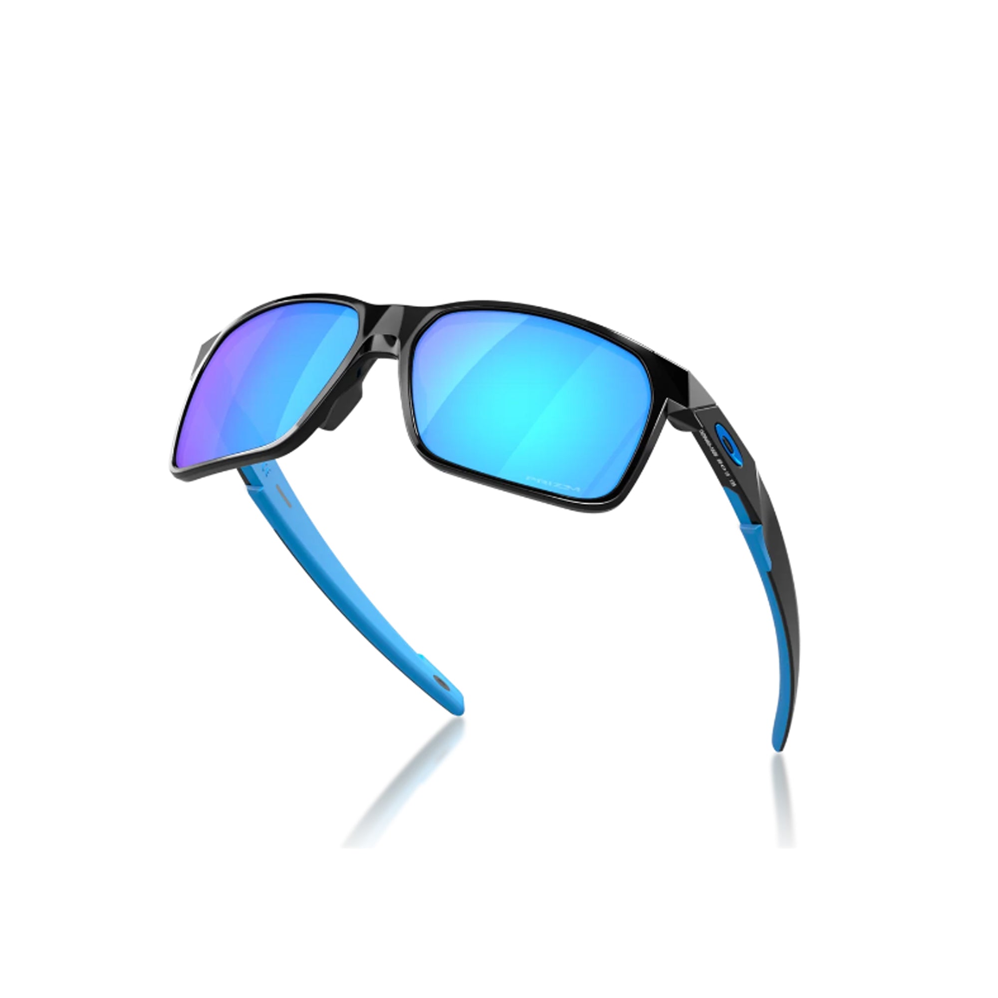 Oakley  Portal X Polished Black Prizm Sapphire Sunglass - InstaSport