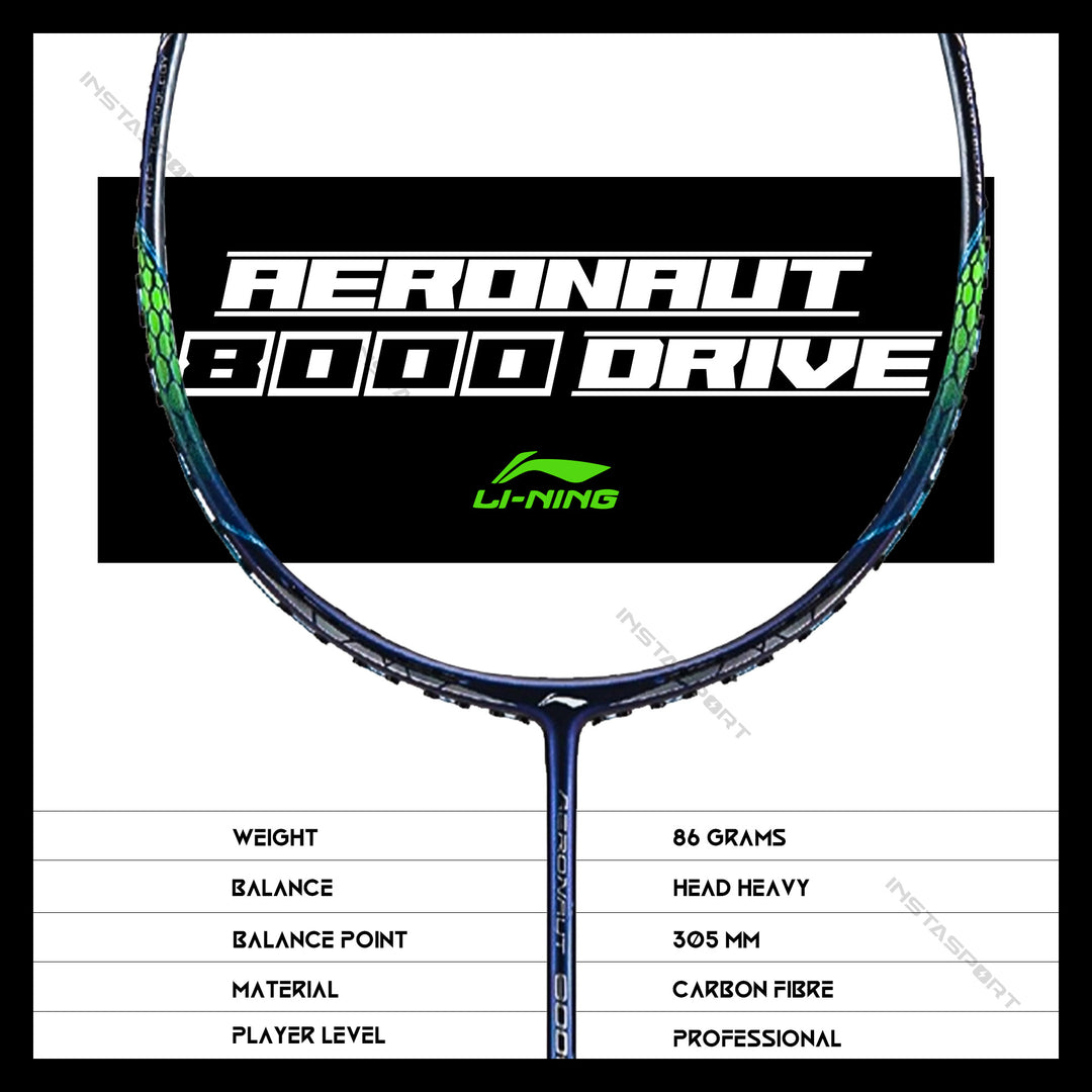 Li-Ning Aeronaut 8000 Drive Badminton Racket - InstaSport