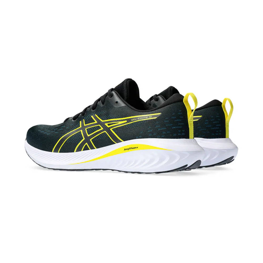 ASICS GEL-EXCITE 10 (M) - (BLACK/BRIGHT YELLOW) RUNNING SHOES