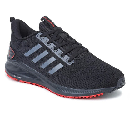 ABROS Racer Men's Sports Shoes - Black/Red