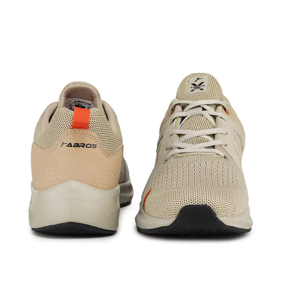 ABROS Rapid Men's Sports Shoes - Cream/Beige