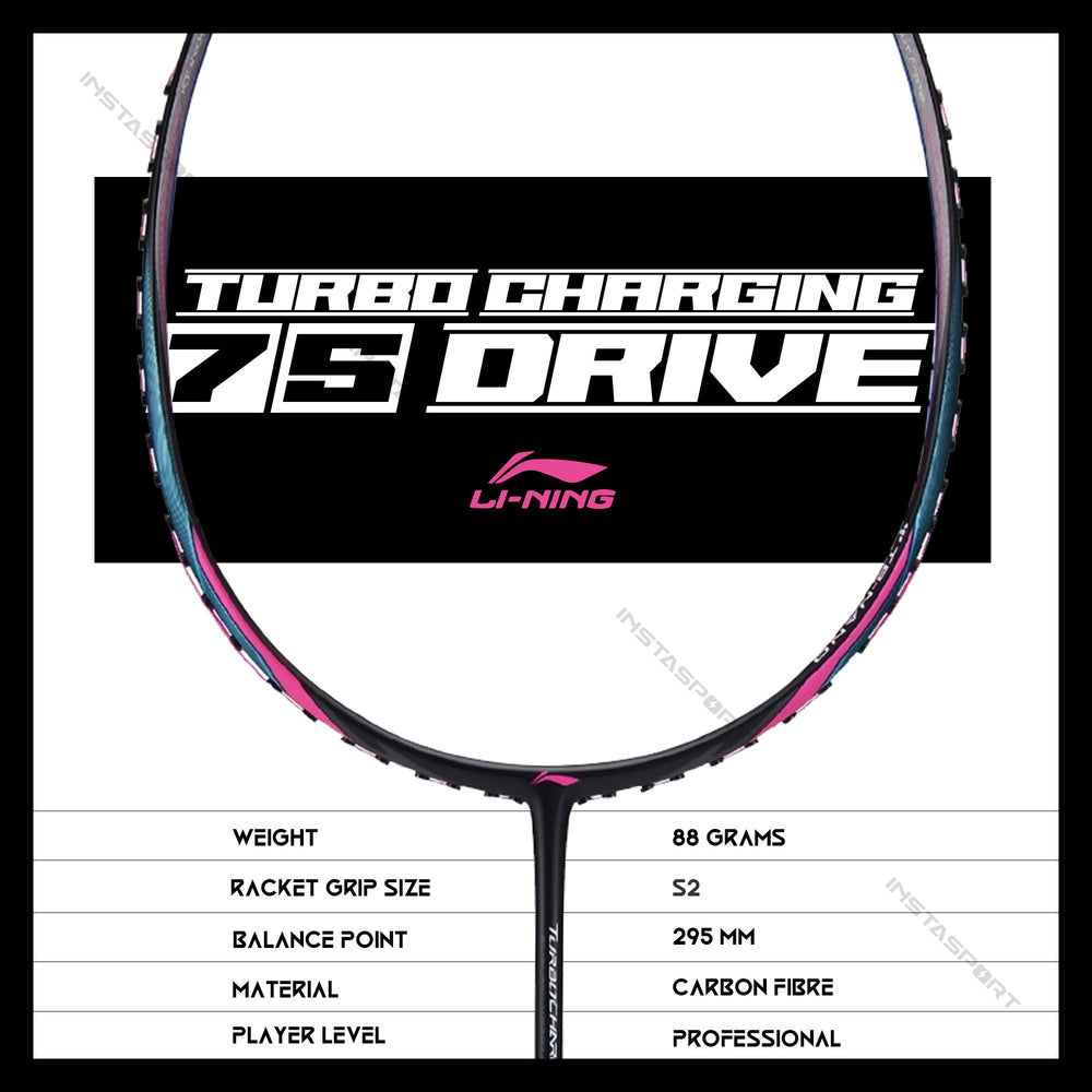 Li-Ning Turbocharging 75 Badminton Racket - InstaSport