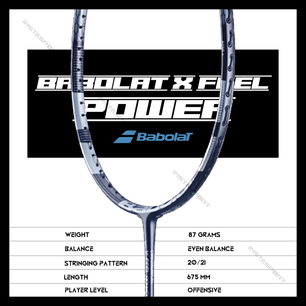 Babolat X-Feel Power Badminton Racket (Strung) - InstaSport