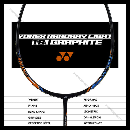 YONEX Nanoray Light 18i Graphite Badminton Racket - InstaSport