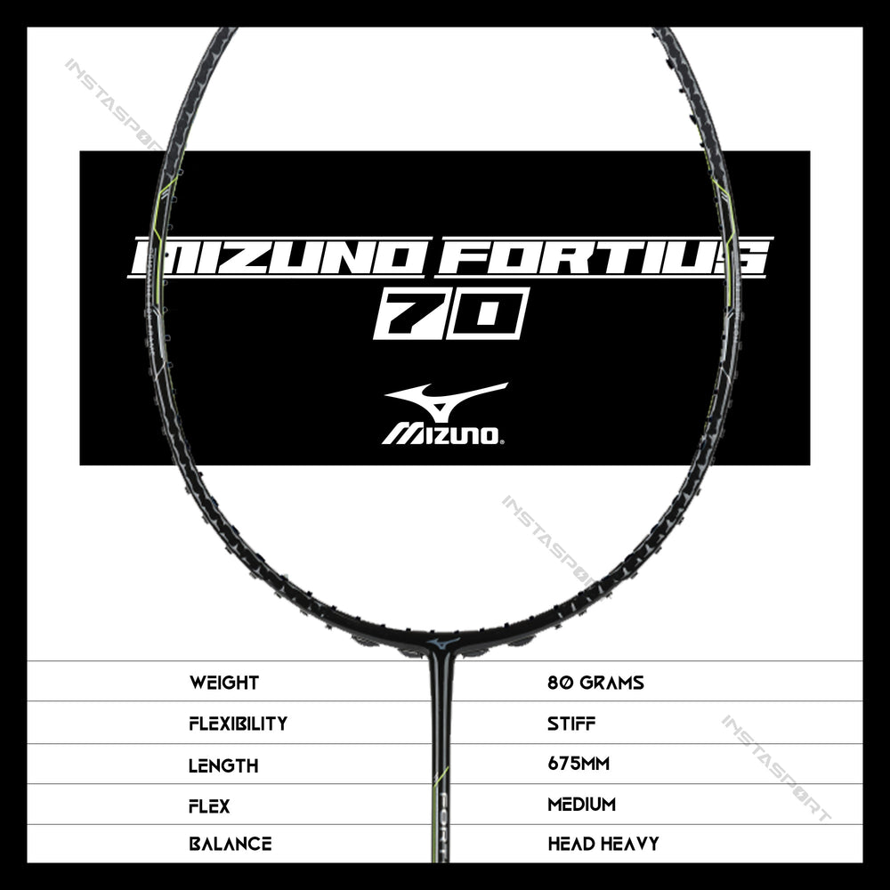 Mizuno Fortius 70 Badminton Racket - InstaSport