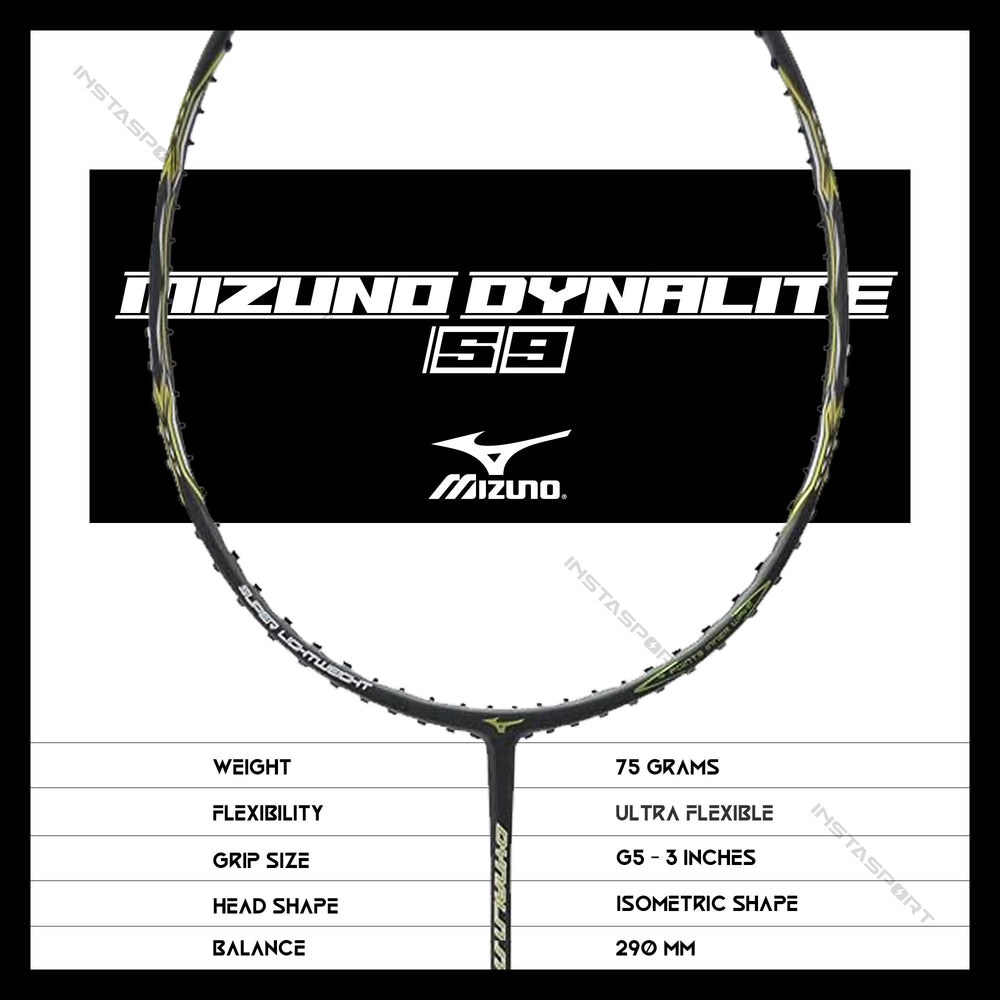 Mizuno Dynalite 59 Badminton Racket - InstaSport