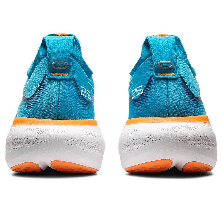 ASICS GEL-NIMBUS 25 (M) - (ISLAND BLUE/ SUN PEACH) RUNNING SHOES