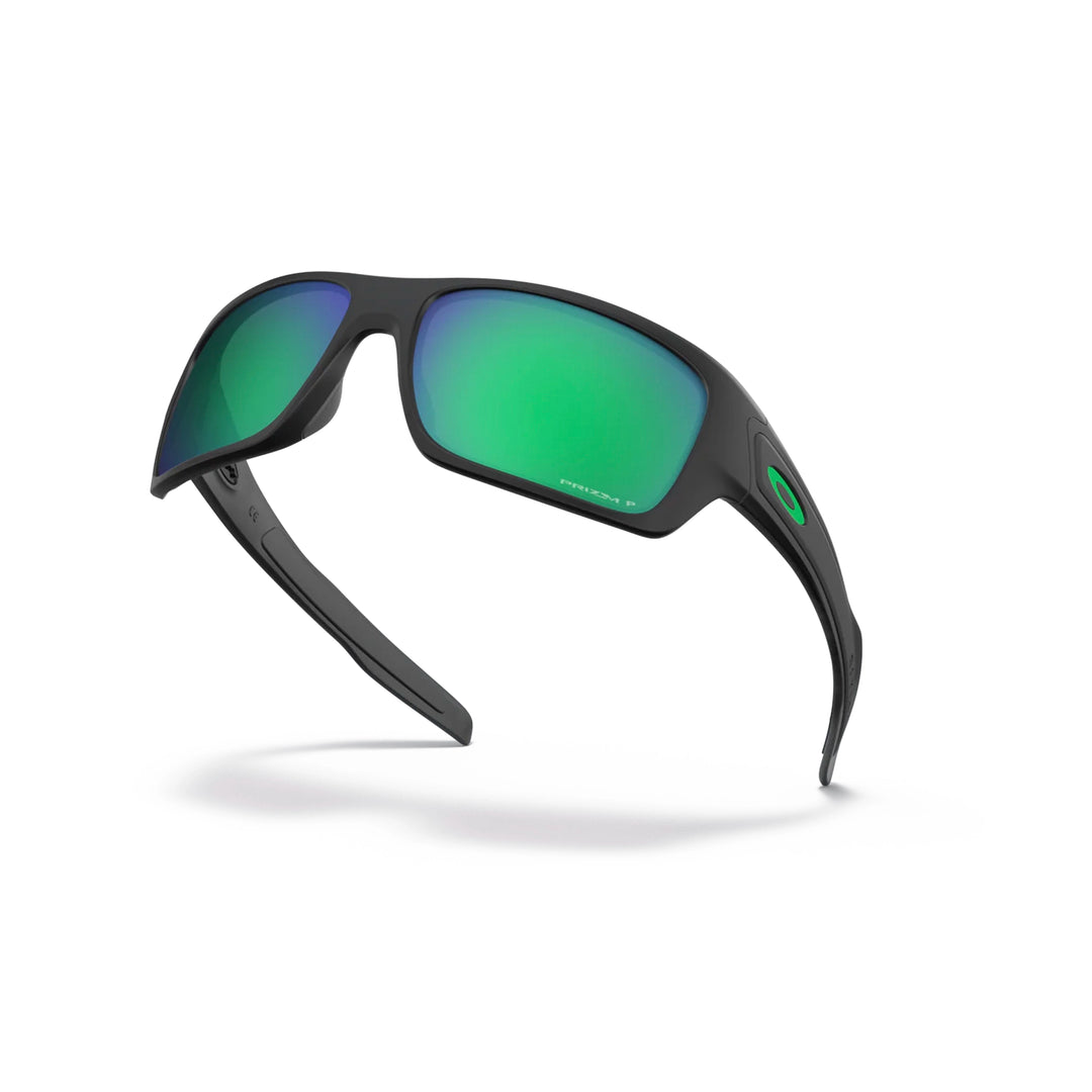 Oakley Turbine Matte Black Prizm Jade Polarized Sunglass