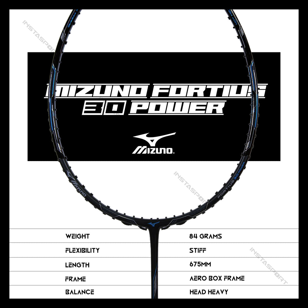 Mizuno Fortius 30 Power Badminton Racket - InstaSport