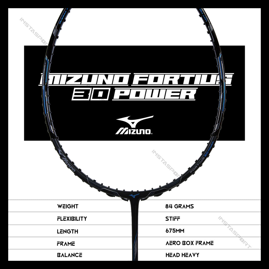 Mizuno Fortius 30 Power Badminton Racket - InstaSport