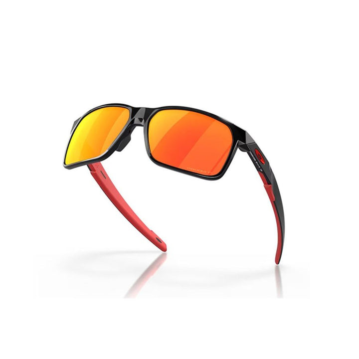 Oakley Portal X Polished Black Prizm Ruby Polarized Sunglass